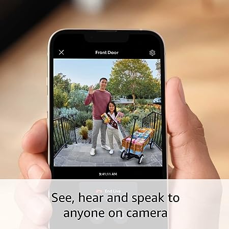 Ring Battery Doorbell Plus with Echo Show 5 (3rd Gen) - Image 2