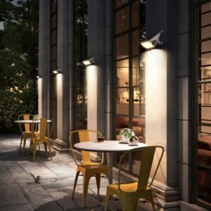AWM-02 Solar wall pack spot light