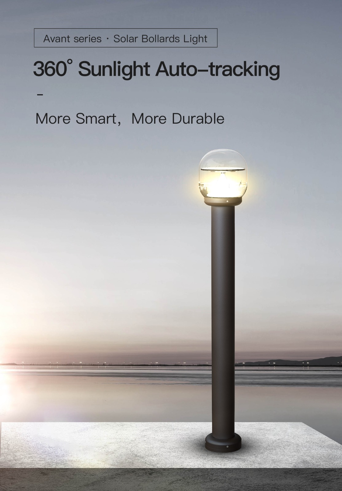 ABL-03 Solar LED bollard/pathway Light (51inch high) - Image 3