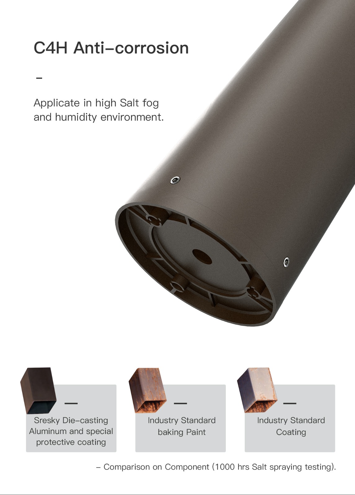 ABL-03 Solar LED bollard/pathway Light (51inch high) - Image 7