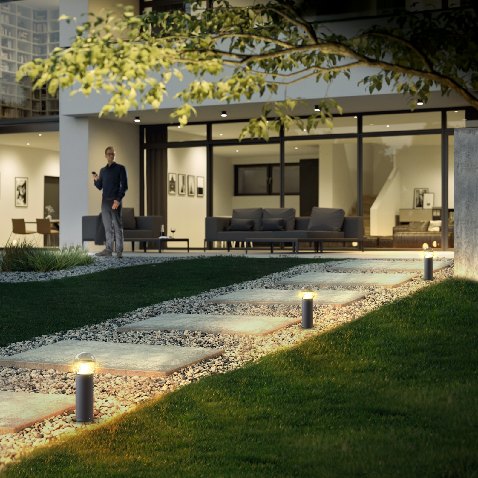 ALL-01 Solar LED gate/fence/pillar Light (13inch high) - Image 11