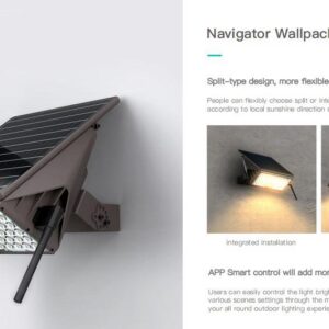 AFL-02 Solar wall pack flood light