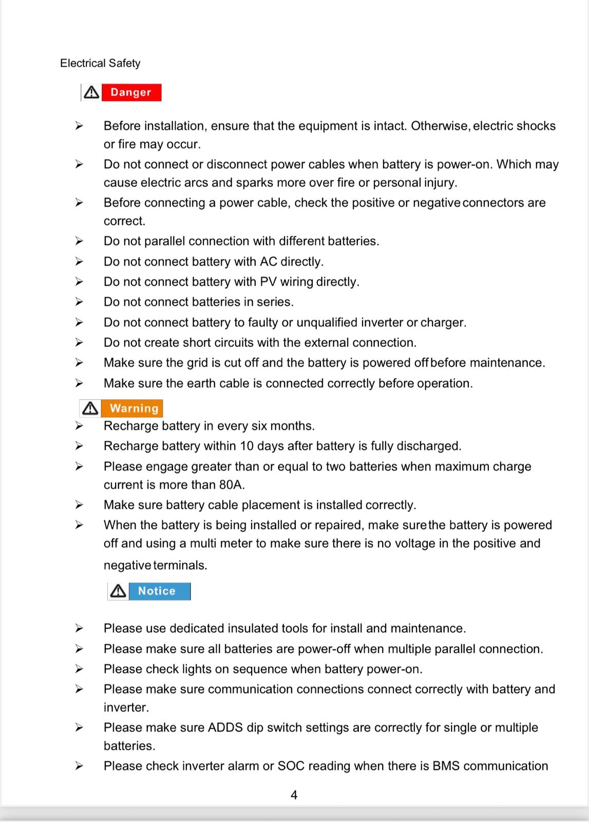 5kw Lithium ion Wall mount battery - Image 16