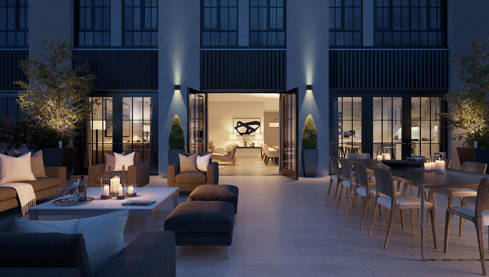 SWL-32 Double Ray Solar wall light - Image 2